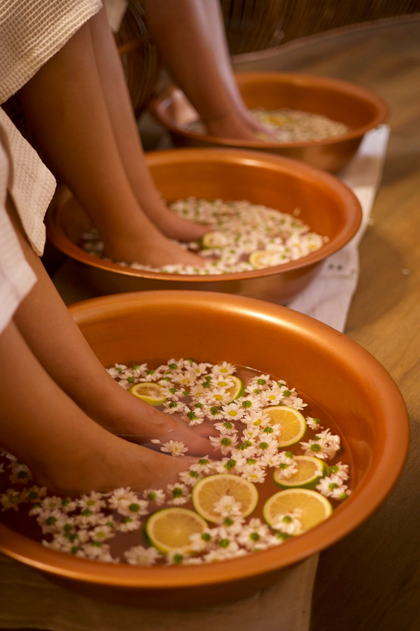 óleos essenciais para dores nos pés