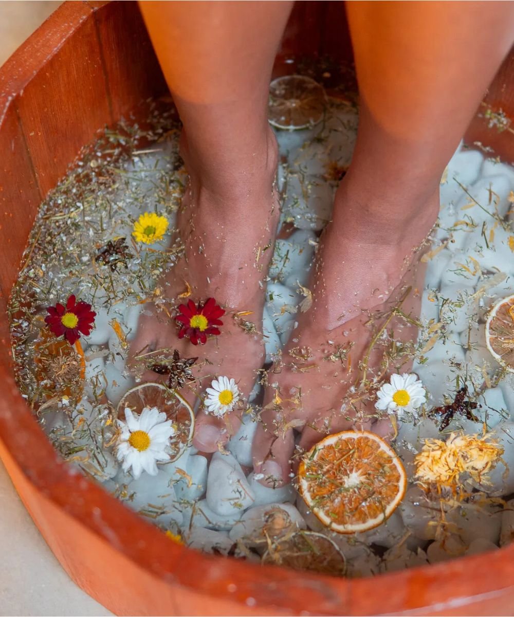 benefícios aromaterapia massagem pés