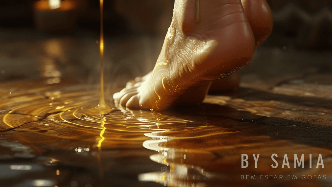 Benefícios da massagem nos pés com óleos essenciais