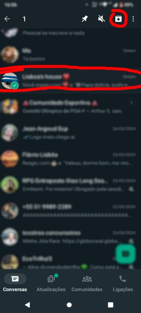 Benefícios de arquivar conversas de trabalho no final do dia