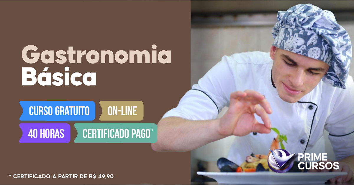o que se aprende em um curso de culinária