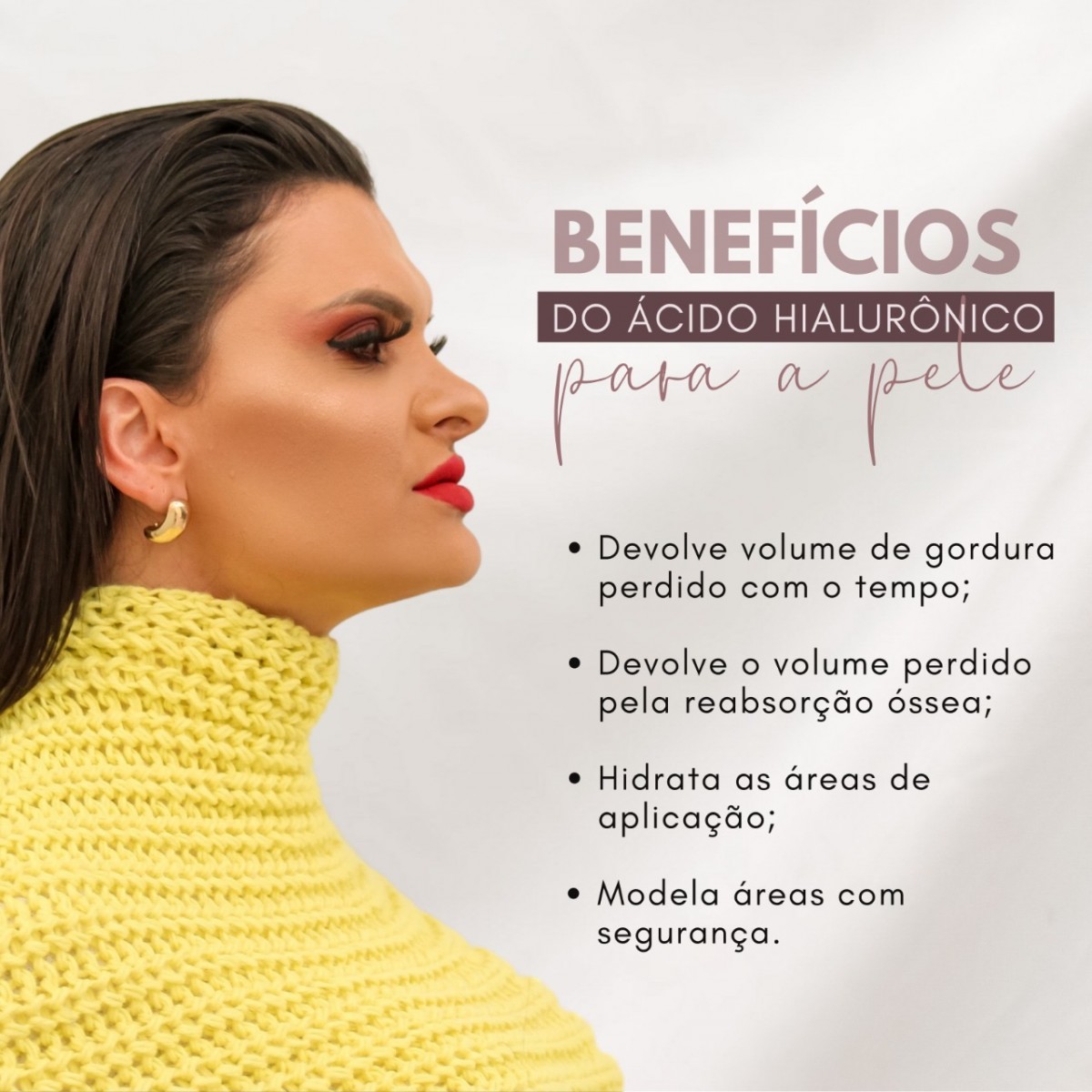 ácido hialurônico para flacidez facial