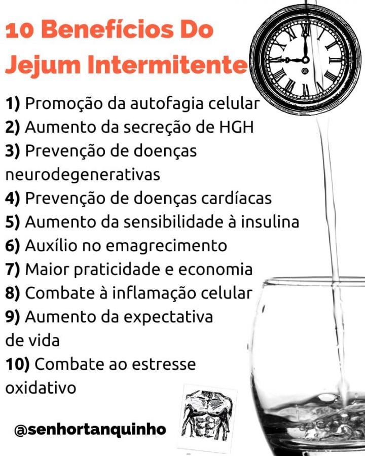 Benefícios do jejum intermitente para o bem-estar