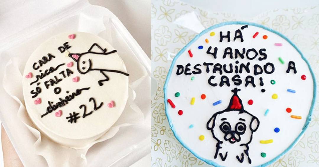 bento cake vs bolo tradicional