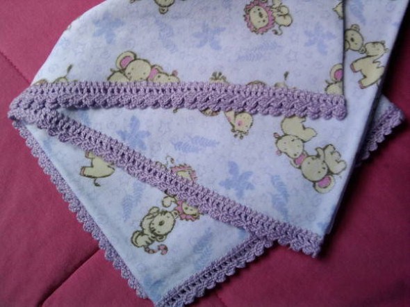 erros comuns ao fazer bico de crochê em fralda