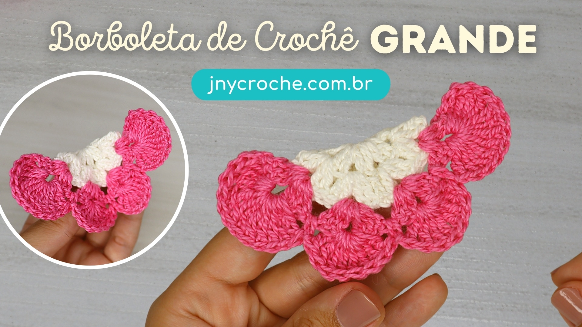 bicos de croche de borboleta com grafico