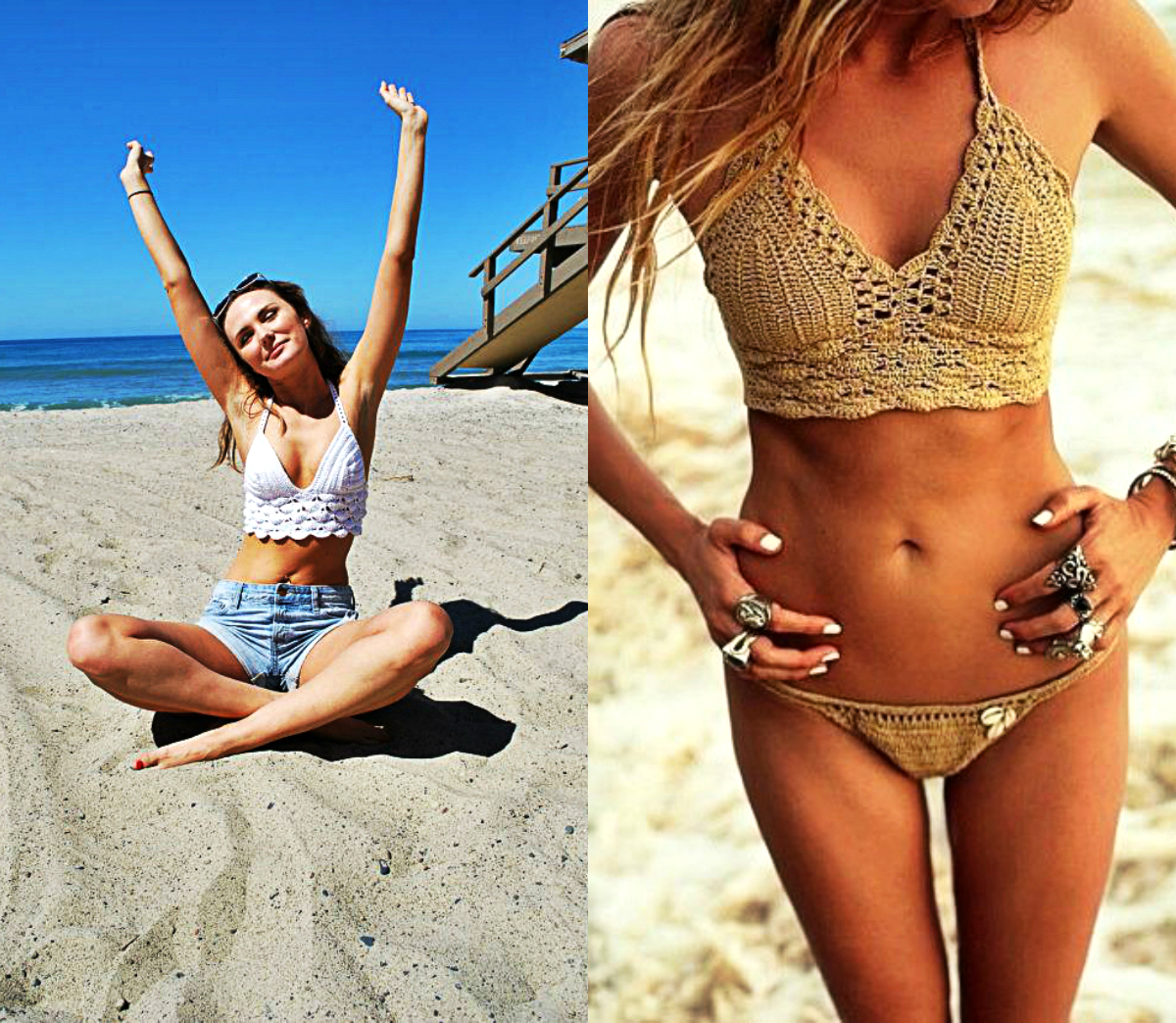 As Cores de Biquíni de Crochê que Dominaram o Verão de 2015