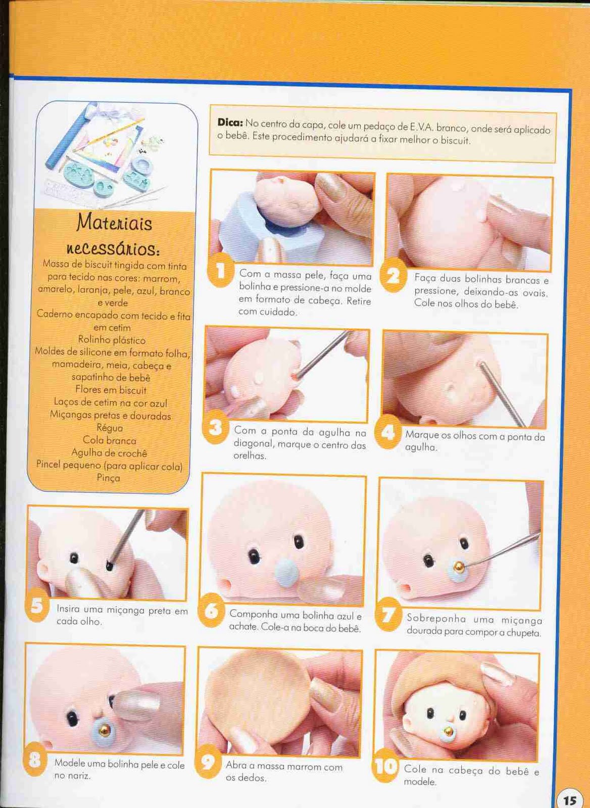 dicas para secagem de biscuit