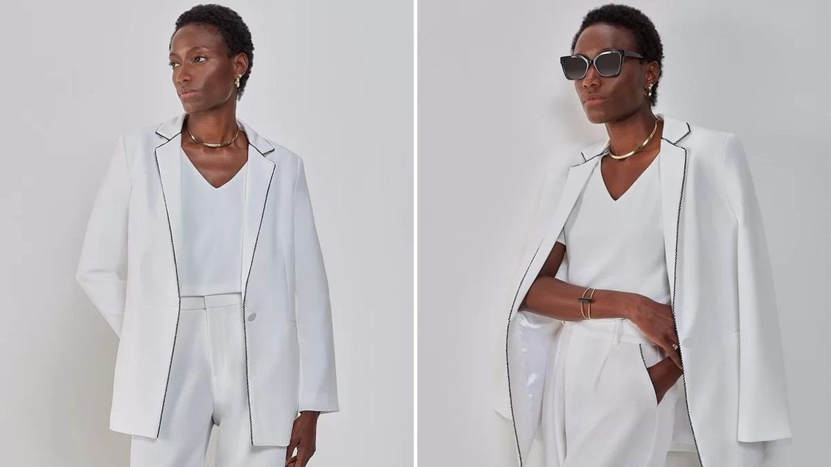 blazer branco vs blazer preto: qual escolher para cada look