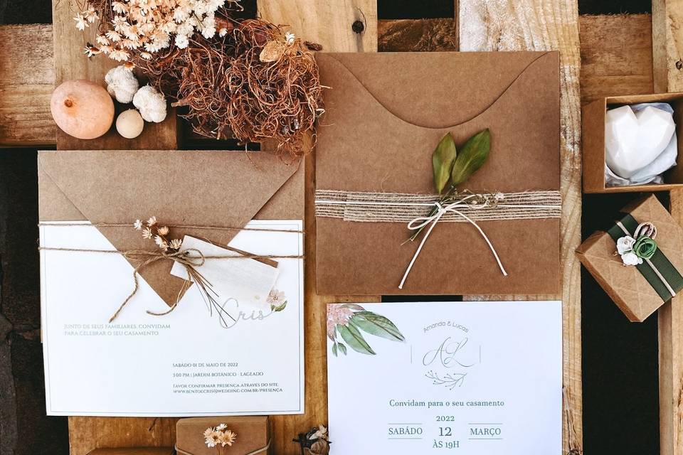 Guia Completo para Criar Seus Próprios Convites de Casamento DIY