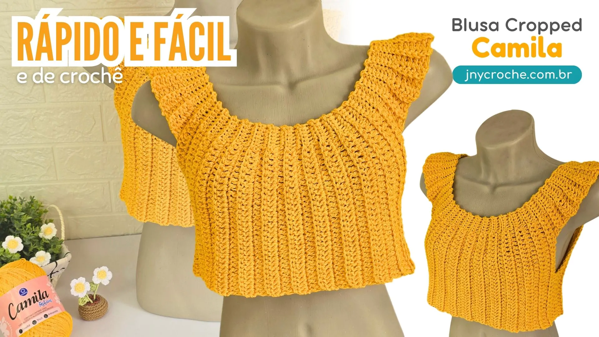 Blusas de Crochê para Iniciantes: Modelos Fáceis com Gráfico