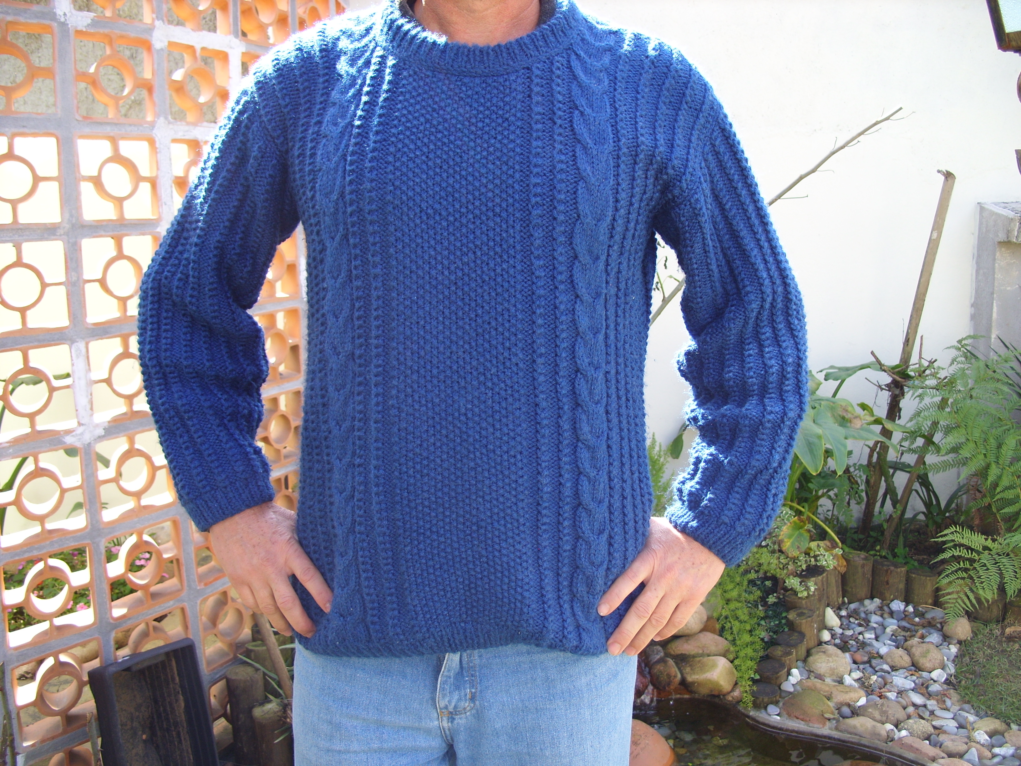 camisa de crochê gola cubana