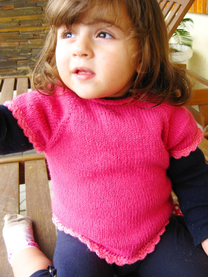 blusa de trico para bebe