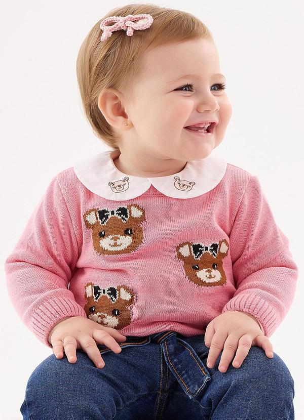 blusa de trico para bebe