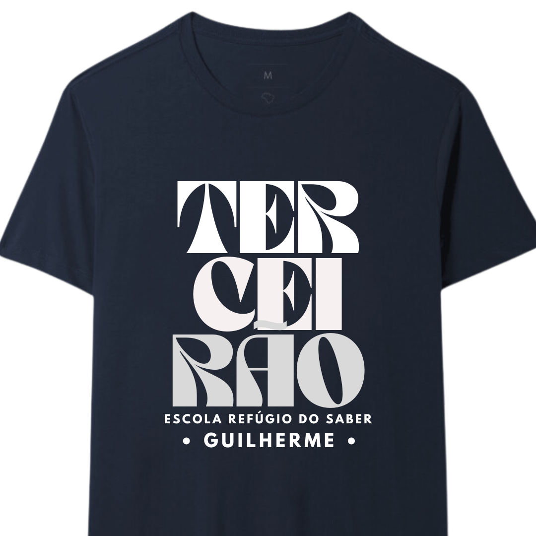 Camiseta Terceirão algodão 30.1