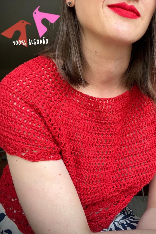 blusas feitas de croche