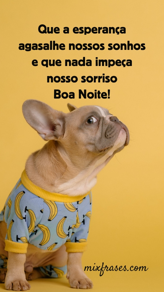 frases de boa noite para tempo frio
