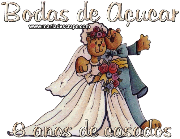 6 anos de casamento