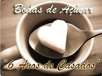 6 anos de casamento