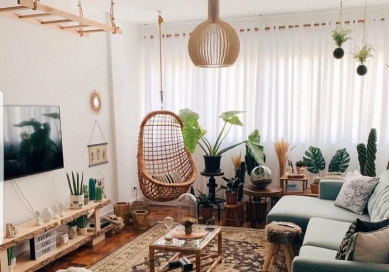 boho chic decoração