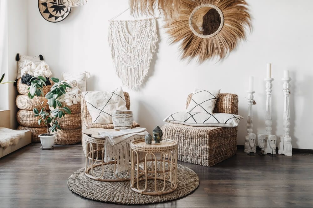 boho chic vs decoração escandinava