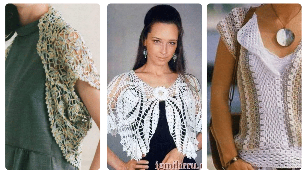 melhores modelos bolero croche grafico