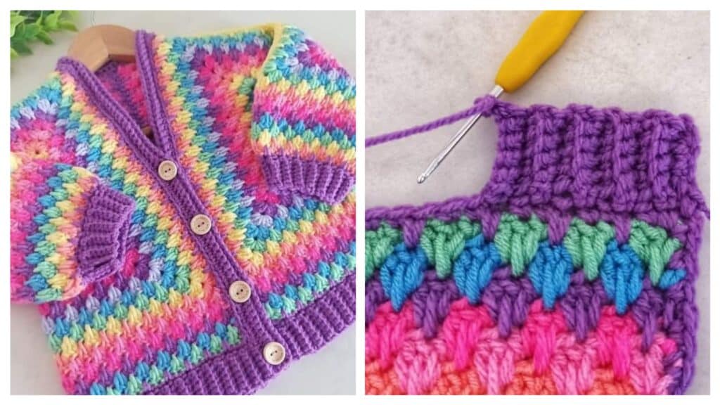 Tutorial: Bolero de Crochê Infantil com Ponto Fantasia