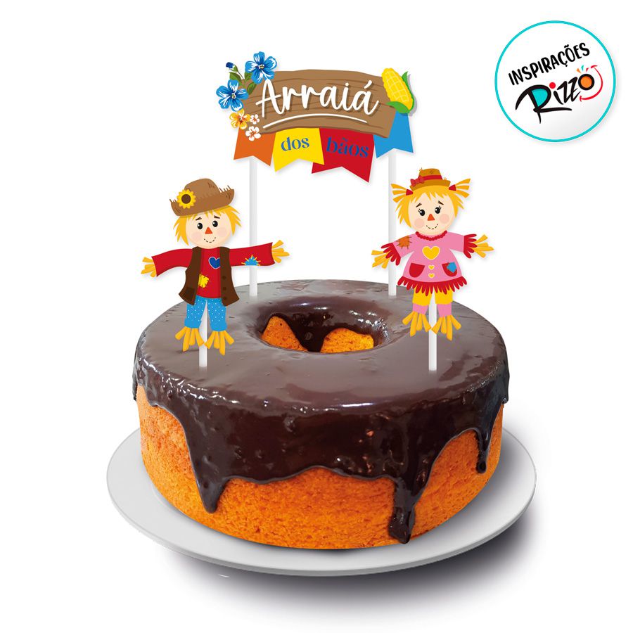 bolo de festa junina infantil