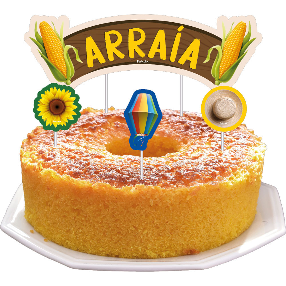 bolo de festa junina moderno