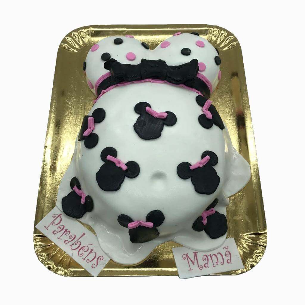 Como Fazer um Bolo de Fraldas em Formato de Barriga