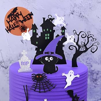 bolo decoração halloween