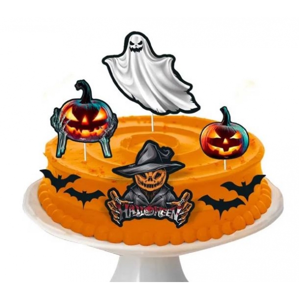 bolo halloween barato como fazer