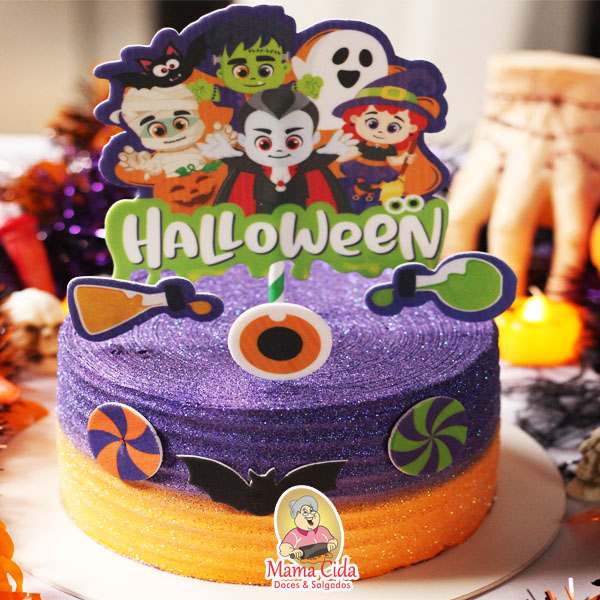 ideias criativas bolo halloween fácil