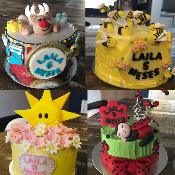 Bentô Cake para Mesversário: Frases Fofas e Ideias Minimalistas
