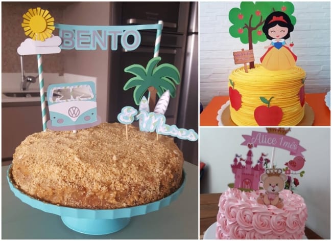 Onde Encontrar Inspiração para Bolos de Mesversário no Instagram e Pinterest
