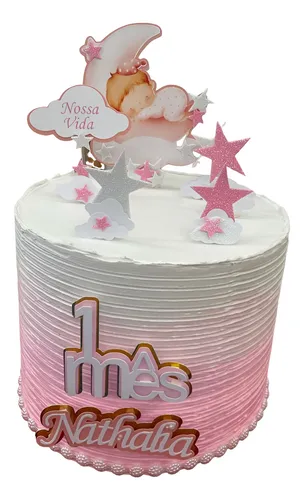 Decoração de Bolo de Mesversário: Dicas Simples e Encantadoras