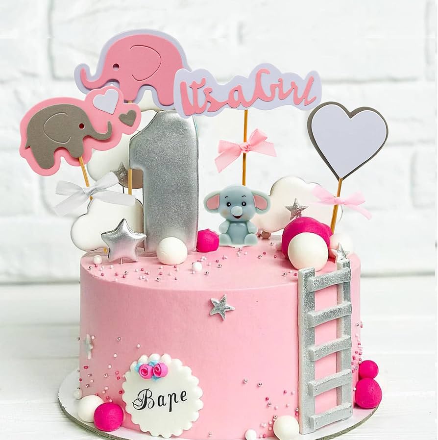 Onde Comprar Acessórios e Topos de Bolo para Chá de Bebê de Menina