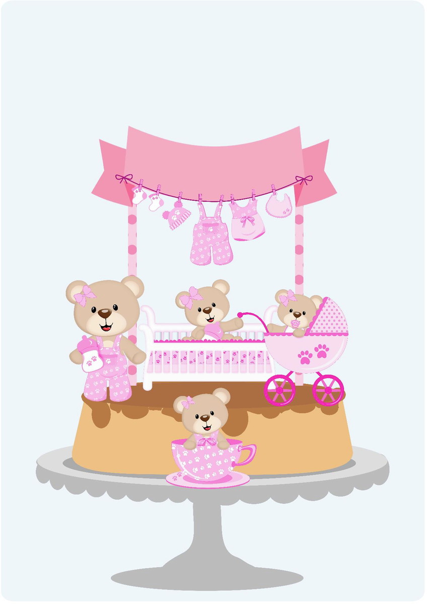 Onde Comprar Acessórios e Topos de Bolo para Chá de Bebê de Menina