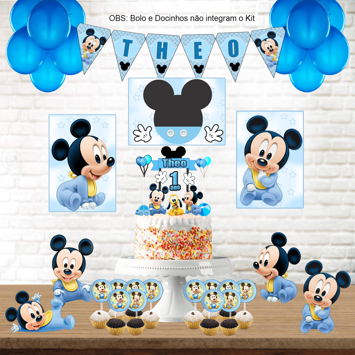 bolos de aniversario do mickey bebe