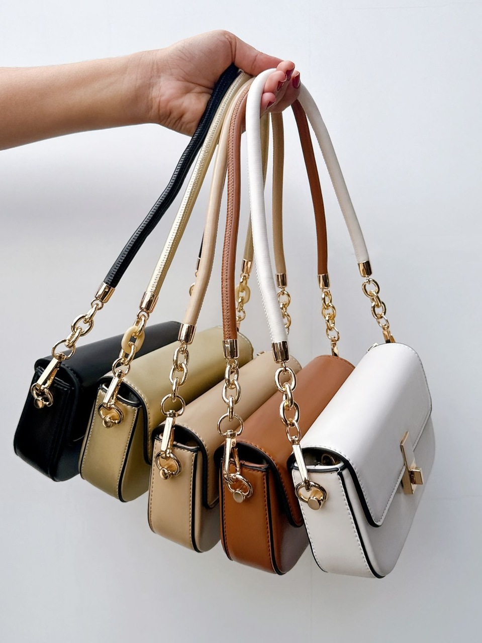 bolsa pequena de couro legítimo