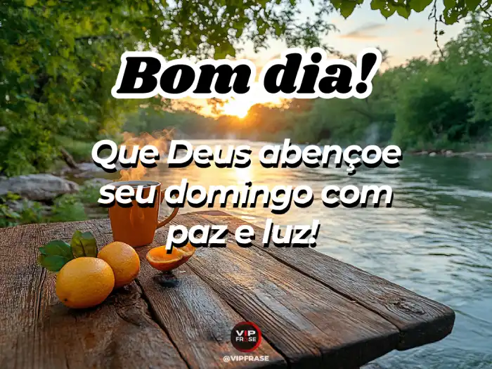 frases de bom dia domingo para status