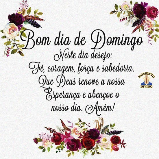 bom dia domingo para compartilhar