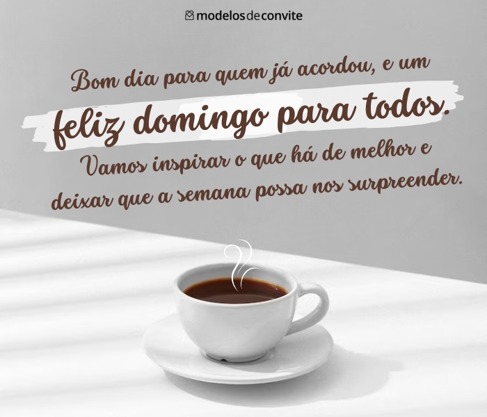 gif de bom dia domingo