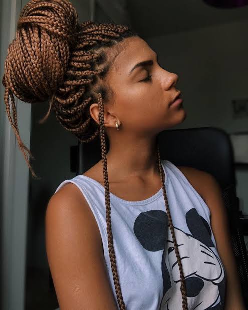 box braids cuidados
