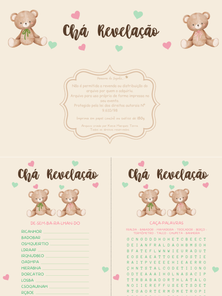 Dicas para Criar Suas Próprias Brincadeiras de Chá de Bebê para Imprimir