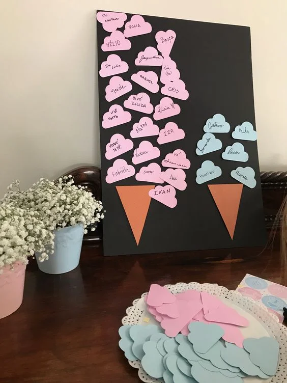 brincadeiras para cha de bebe revelação