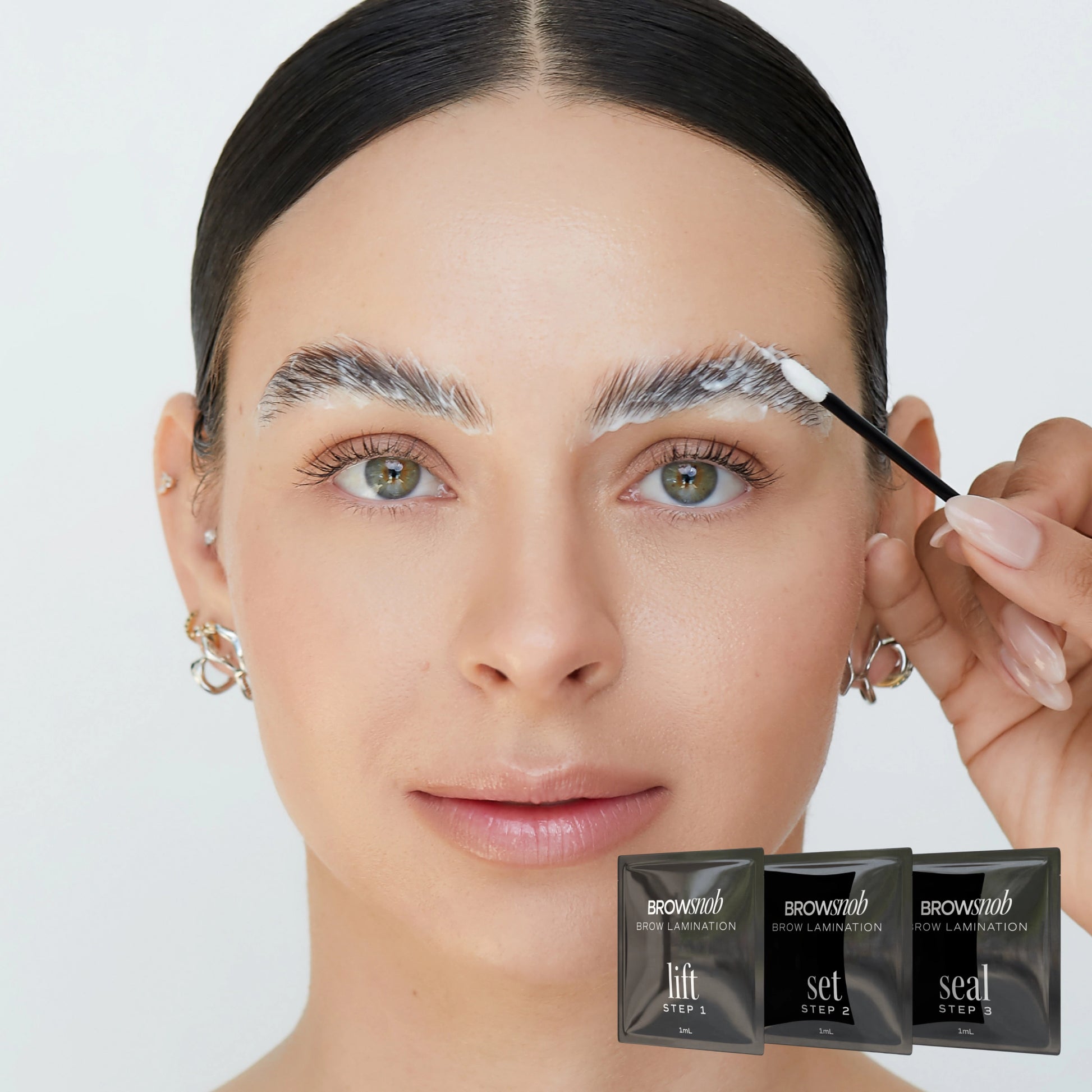 brow lamination kit com vitaminas