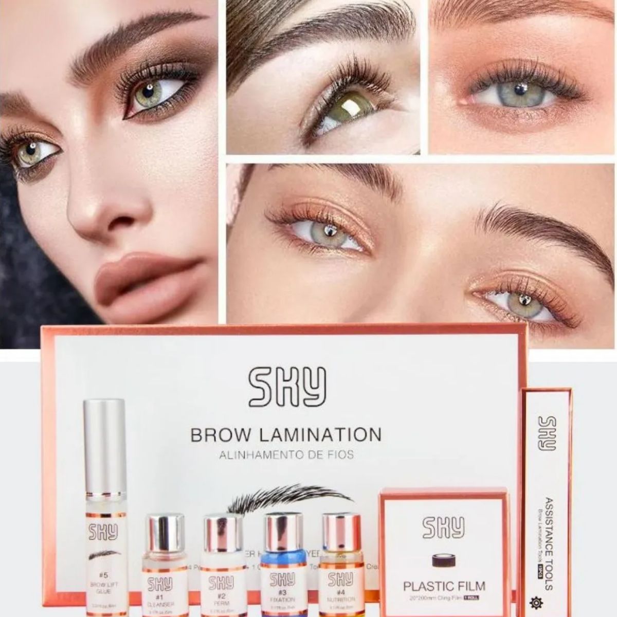 kit brow lamination stella milano