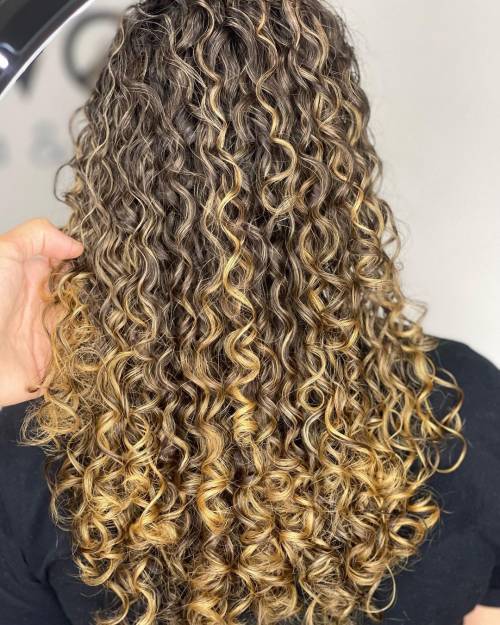 erros comuns ao fazer luzes em cabelo cacheado