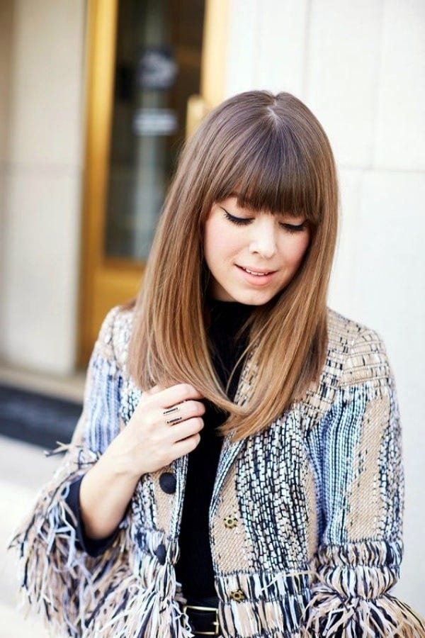 quanto custa cortar franja longa em salão